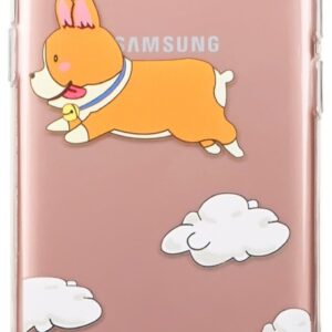 Buyus Clear Case for Samsung Galaxy S8 Plus with Dog Design