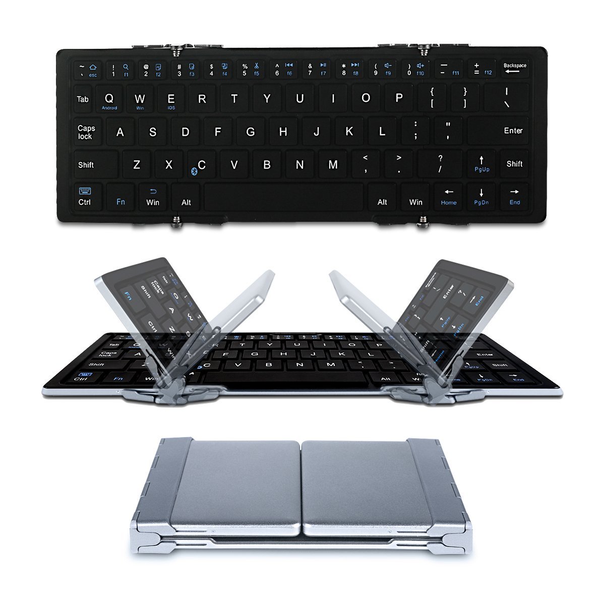 EC Technology Foldable Bluetooth Keyboard